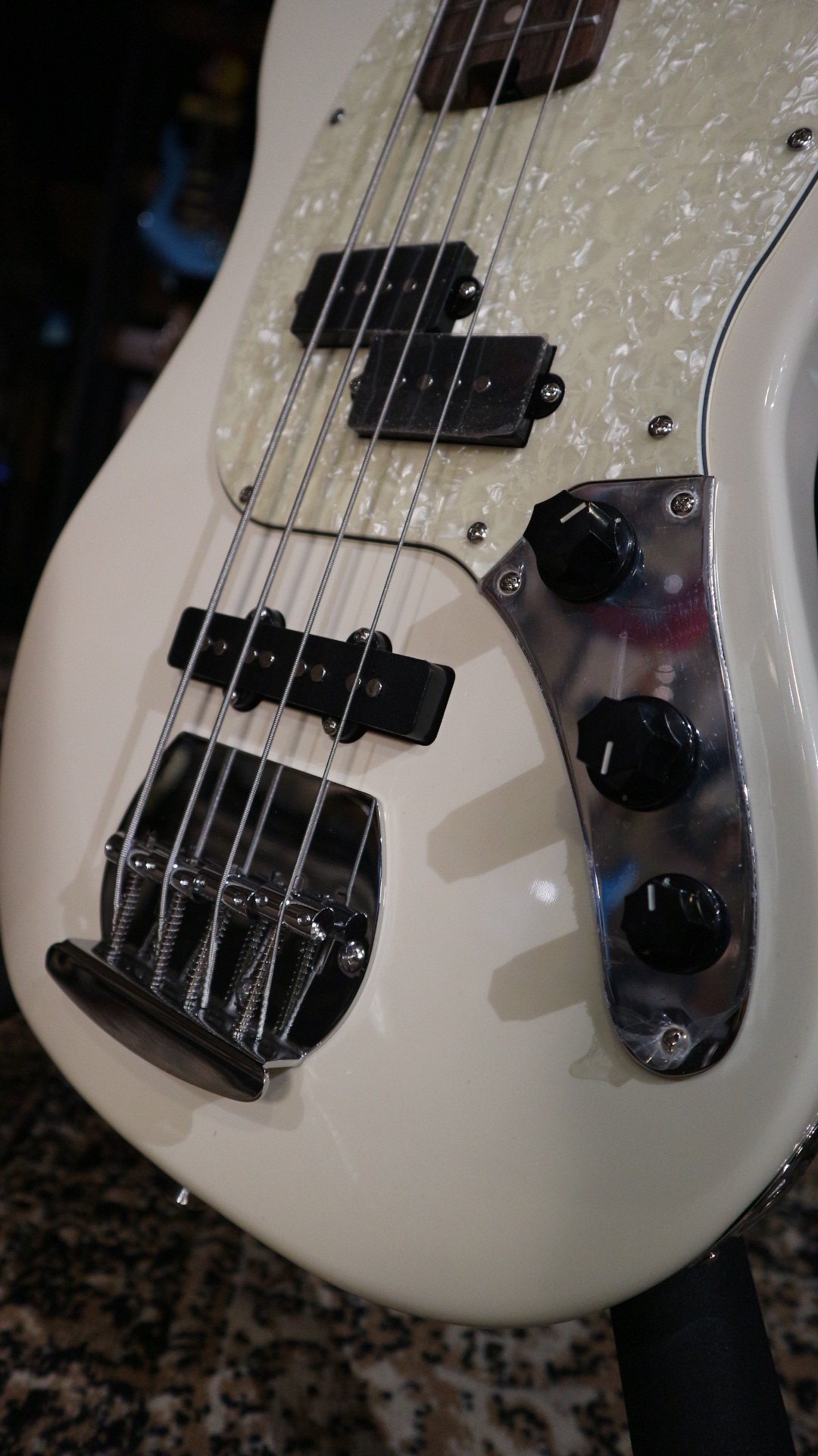 SQOE Jazz Bass SJB400White - Image 6