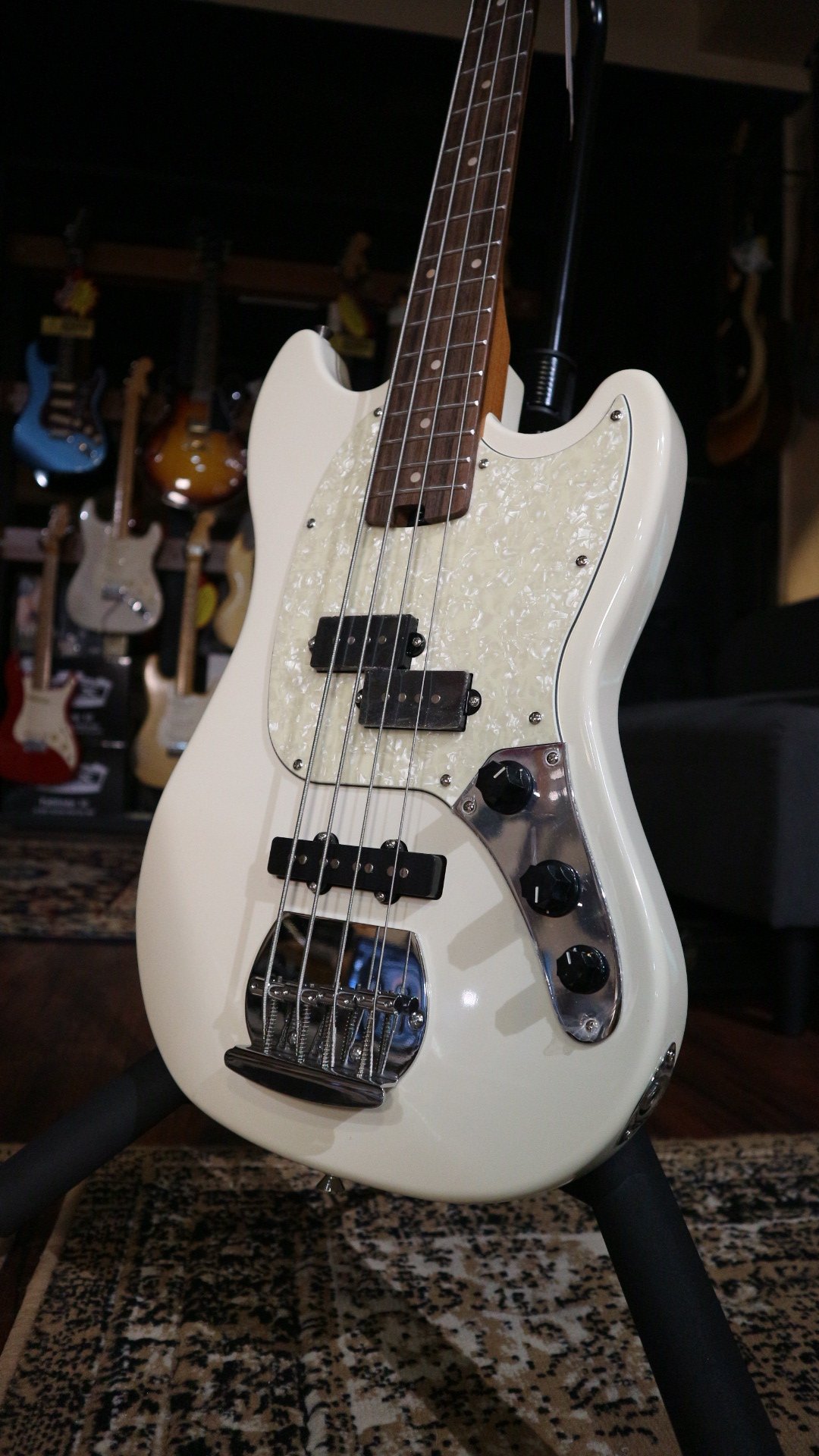 SQOE Jazz Bass SJB400White - Image 2